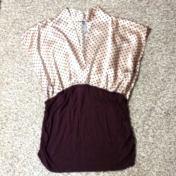 Charlotte Russe Tops - Beautiful polka dot Charlotte Russe blouse